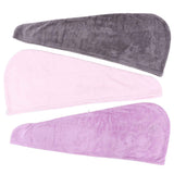 3Pcs Microfiber Hair Towel Wrap Twist Hair Drying Towel Thick Solid Quick Dry for Exercise Swim Hairdressing In Australia - Darrahopens