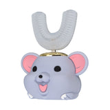 Mouth Electric Toothbrush U Shaped Toothbrush USB Charging Cartoon Silicone Kids ToothbrushL