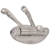 3 Clothes Hook Zinc Alloy Heavy Duty Coat Hook with Round Base for Bedroom Bathroom Closet