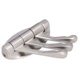 3 Clothes Hook Zinc Alloy Heavy Duty Coat Hook with Round Base for Bedroom Bathroom Closet