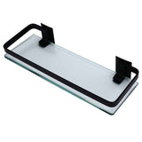 Bathroom Rack Thickened Durable Large Storage Space Strong Load Bearing Capacity Single Layer Black Shelf In Australia - Darrahopens