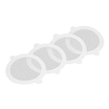 50Pcs Shower Drain Hair Catcher Fiberglass Practical Convenient Dense Mesh Shower Hair Catcher9cm Diameter, 3mm Mesh
