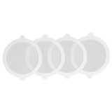 50Pcs Shower Drain Hair Catcher Fiberglass Practical Convenient Dense Mesh Shower Hair Catcher11cm Diameter, 3mm Mesh