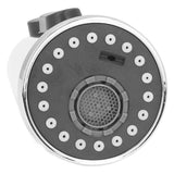 Faucet Spray Head G1/2 Brushed Nickel 3 Modes Stainless Steel ABS Rustproof for Kitchen Sink