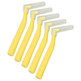 5pcs L Shaped Interdental Brushes Effective Cleaning Plaque Removal Braces Brush for Tooth Care Yellow In Australia - Darrahopens