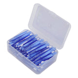 60Pcs Interdental Brush Practical Slim Braces Cleaner with PP Handle for Adults Children Orthodontic Care Blue In Australia - Darrahopens