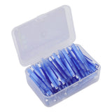 60Pcs Interdental Brush Practical Slim Braces Cleaner with PP Handle for Adults Children Orthodontic Care Blue In Australia - Darrahopens