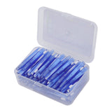 60Pcs Interdental Brush Practical Slim Braces Cleaner with PP Handle for Adults Children Orthodontic Care Blue In Australia - Darrahopens