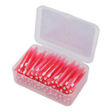 60Pcs Interdental Brush Practical Slim Braces Cleaner with PP Handle for Adults Children Orthodontic Care Pink In Australia - Darrahopens