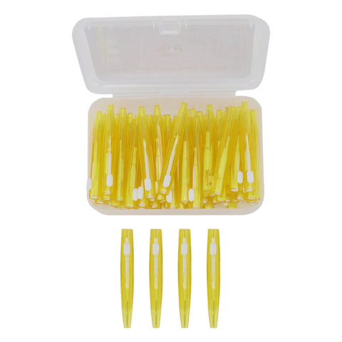 60Pcs Interdental Brush Practical Slim Braces Cleaner with PP Handle for Adults Children Orthodontic Care Yellow In Australia - Darrahopens
