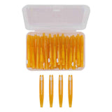 60Pcs Interdental Brush Practical Slim Braces Cleaner with PP Handle for Adults Children Orthodontic Care Orange In Australia - Darrahopens