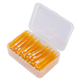 60Pcs Interdental Brush Practical Slim Braces Cleaner with PP Handle for Adults Children Orthodontic Care Orange In Australia - Darrahopens