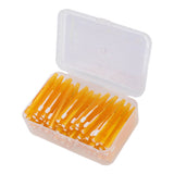 60Pcs Interdental Brush Practical Slim Braces Cleaner with PP Handle for Adults Children Orthodontic Care Orange In Australia - Darrahopens