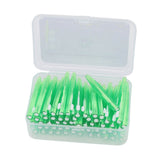 60Pcs Interdental Brush Practical Slim Braces Cleaner with PP Handle for Adults Children Orthodontic Care Green In Australia - Darrahopens