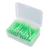 60Pcs Interdental Brush Practical Slim Braces Cleaner with PP Handle for Adults Children Orthodontic Care Green In Australia - Darrahopens