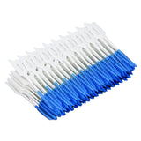 Interdental Brush Disposable Soft Dental Cleaning Floss Toothpicks for Oral Care Adults Children 160pcs Blue