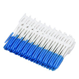 Interdental Brush Disposable Soft Dental Cleaning Floss Toothpicks for Oral Care Adults Children 160pcs Blue
