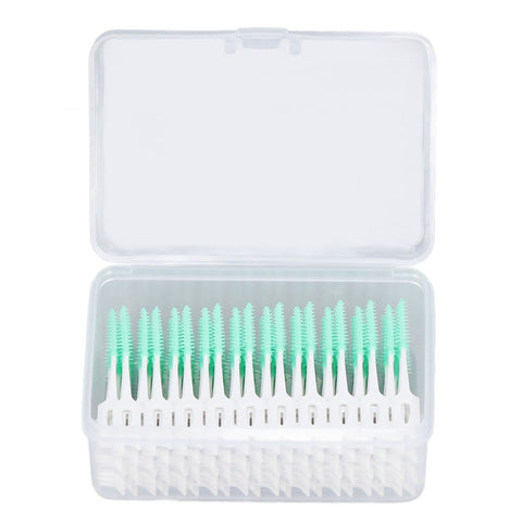 Interdental Brush Disposable Soft Dental Cleaning Floss Toothpicks for Oral Care Adults Children 160pcs Green In Australia - Darrahopens
