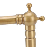 Antique Kitchen Faucet Gold All Copper European Antique Hot Cold Mixed 360° Rotating Kitchen Bathroom Sink Faucet Antique Color