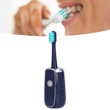 Electric Toothbrush Portable USB Charging IPX7 Waterproof Ultrasonic Toothbrush with Sterilization BoxBlue