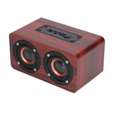 Speaker Portable Red Dual Speakers Voice Call Usb Charging Wooden Speaker Subwoofer In Australia - Darrahopens