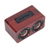 Speaker Portable Red Dual Speakers Voice Call Usb Charging Wooden Speaker Subwoofer In Australia - Darrahopens