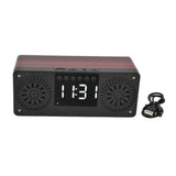 Speaker Red Double Speaker Digital Display Clock 360° Three Dimensional Surround Wooden Speaker Subwoofer In Australia - Darrahopens