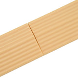 4PCS Universal Sweeper Door Sill Stair Wheelchair Door Sill Free Assembly Rubber Door Threshold ProtectBeige