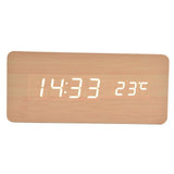Digital Alarm Clock Wireless Charging Automatic Temperature Detection Safe Stable LED Electronic ClockWhite In Australia - Darrahopens