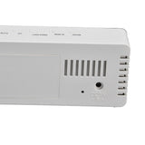 LED Clock Multifunctional USB Powered 3 Lighting Modes Snooze Time Celsius Fahrenheit Display Digital Alarm ClockWhite