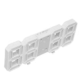 Digital Wall Clock Modern Design Temperature Display Alarm Function Sound Control Auto Sleep LED Wall ClockWhite In Australia - Darrahopens