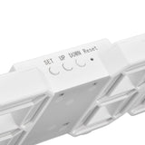 Digital Wall Clock Modern Design Temperature Display Alarm Function Sound Control Auto Sleep LED Wall ClockWhite