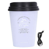 USB Humidifier 300ml Coffee Cup Low Noise Auto Off Compact Lightweight Space Saving Mini Humidifier for Car Home OfficePurple In Australia - Darrahopens
