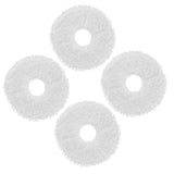 4pcs Sweeper Mop Pad Fiber Cleaning Mop Cloth Replacement for DEEBOT X1 Sweeping Robot