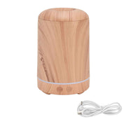 200ml Wood Grain Humidifier Aroma Air Humidifier USB Powered Night Light Humidifier for Bedroom In Australia - Darrahopens