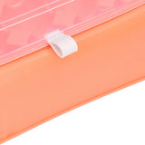 24 Eggs Containers ABS Egg Tray Storage Box Refrigerator Organizer Bins with Breathable VentsOrange