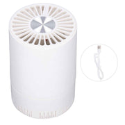 Desktop Air Purifier Intelligent USB Powered Ultra Quiet Negative Ion Air Purifier for Home Travel CarWhite In Australia - Darrahopens