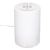 Desktop Air Purifier Intelligent USB Powered Ultra Quiet Negative Ion Air Purifier for Home Travel CarWhite
