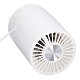 Desktop Air Purifier Intelligent USB Powered Ultra Quiet Negative Ion Air Purifier for Home Travel CarWhite