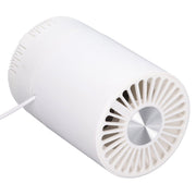Desktop Air Purifier Intelligent USB Powered Ultra Quiet Negative Ion Air Purifier for Home Travel CarWhite