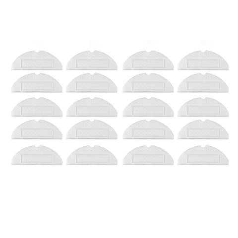 20pcs Sweeping Robot Disposable Mop Pads Mopping Cloth Replacement Cleaning Pads for Xiaomi Roborock S7