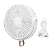 Electric Fan 3 Speeds 360 Degree Adjustable USB Rechargeable Portable Camping Fan with Night Light for Dormitory Camping In Australia - Darrahopens