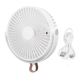 Electric Fan 3 Speeds 360 Degree Adjustable USB Rechargeable Portable Camping Fan with Night Light for Dormitory Camping In Australia - Darrahopens