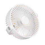 Electric Fan 3 Speeds 360 Degree Adjustable USB Rechargeable Portable Camping Fan with Night Light for Dormitory Camping In Australia - Darrahopens