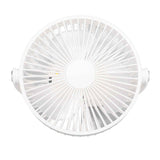 Electric Fan 3 Speeds 360 Degree Adjustable USB Rechargeable Portable Camping Fan with Night Light for Dormitory Camping In Australia - Darrahopens