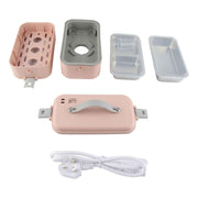 Electric Lunch Box Plug in Double Layer Stainless Steel Steaming Insulation Portable Food Warmer 300W 220V CN Plug In Australia - Darrahopens