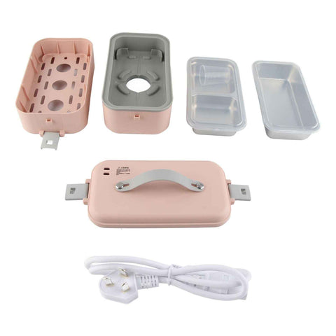 Electric Lunch Box Plug in Double Layer Stainless Steel Steaming Insulation Portable Food Warmer 300W 220V CN Plug In Australia - Darrahopens