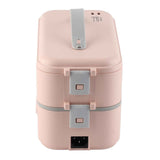 Electric Lunch Box Plug in Double Layer Stainless Steel Steaming Insulation Portable Food Warmer 300W 220V CN Plug In Australia - Darrahopens