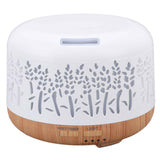 Desktop Humidifier 300ml Wood Grain Design Low Noise Aromatherapy Humidifier with LED Color Light 100‑240V AU Plug In Australia - Darrahopens