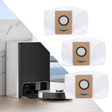 3Pcs Vacuum Cleaner Dust Bag Non Woven Disposable Sweeper Storage Garbage Bag Replacement for DEEBOT X1 OMNI